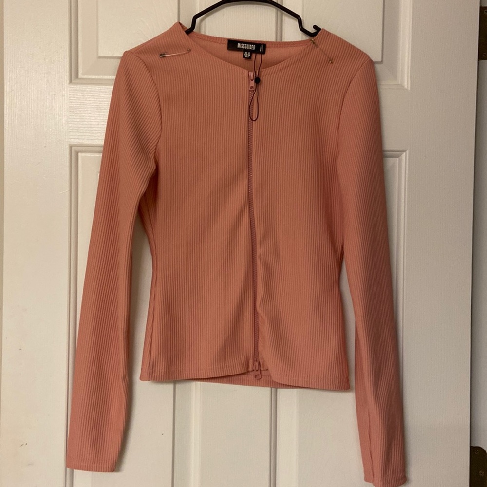Missguided pink sweater